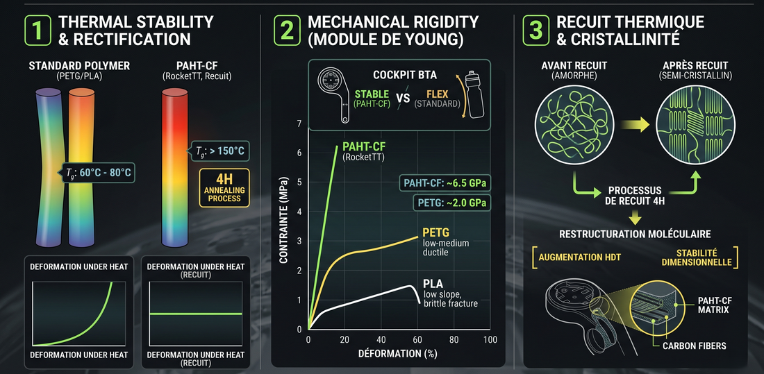 PAHT-CF vs Polymères standards : Pourquoi votre support 3D classique est un danger pour votre performance