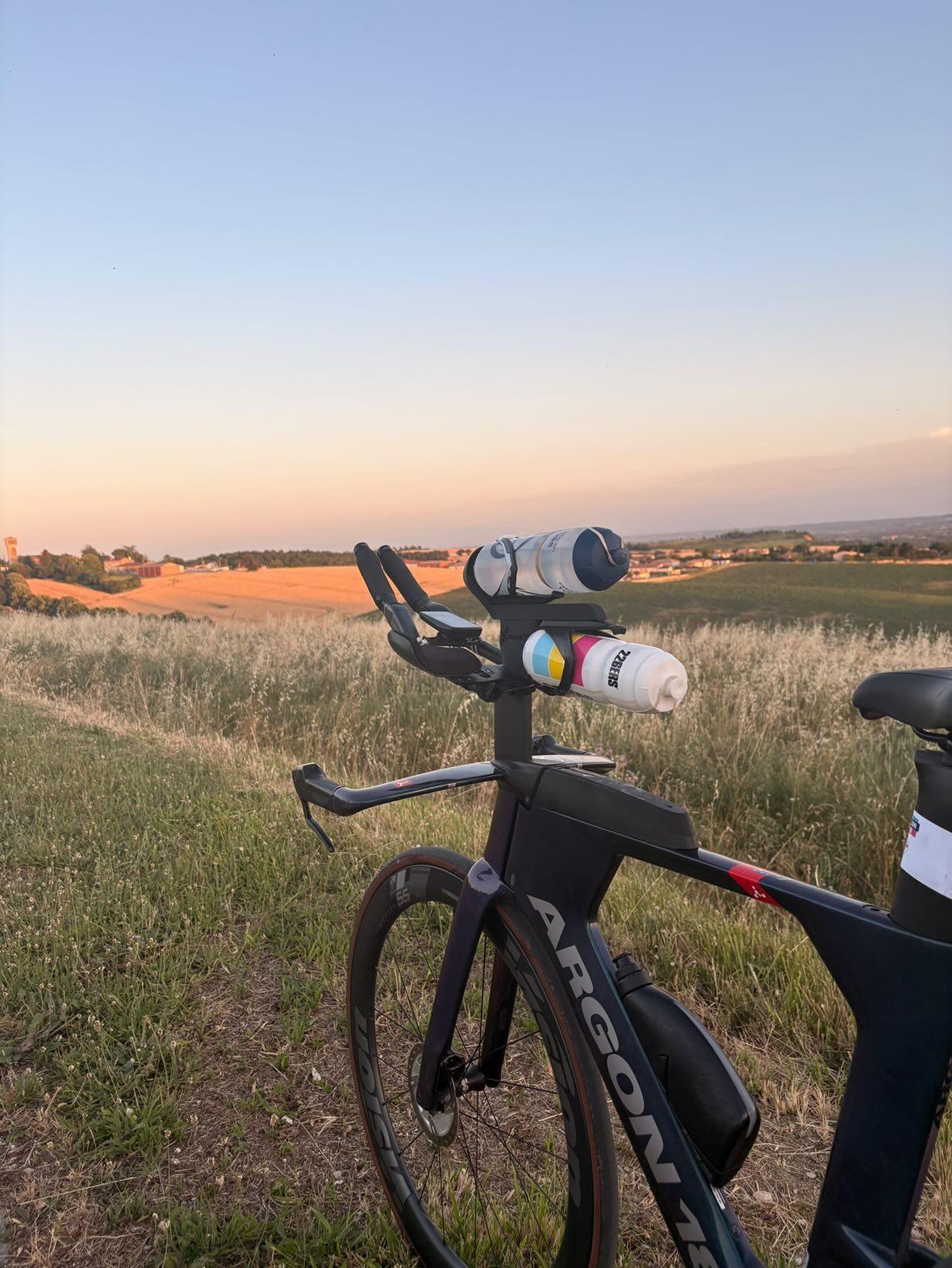 Argon18 e119 tri support BTA rockettt double bidon