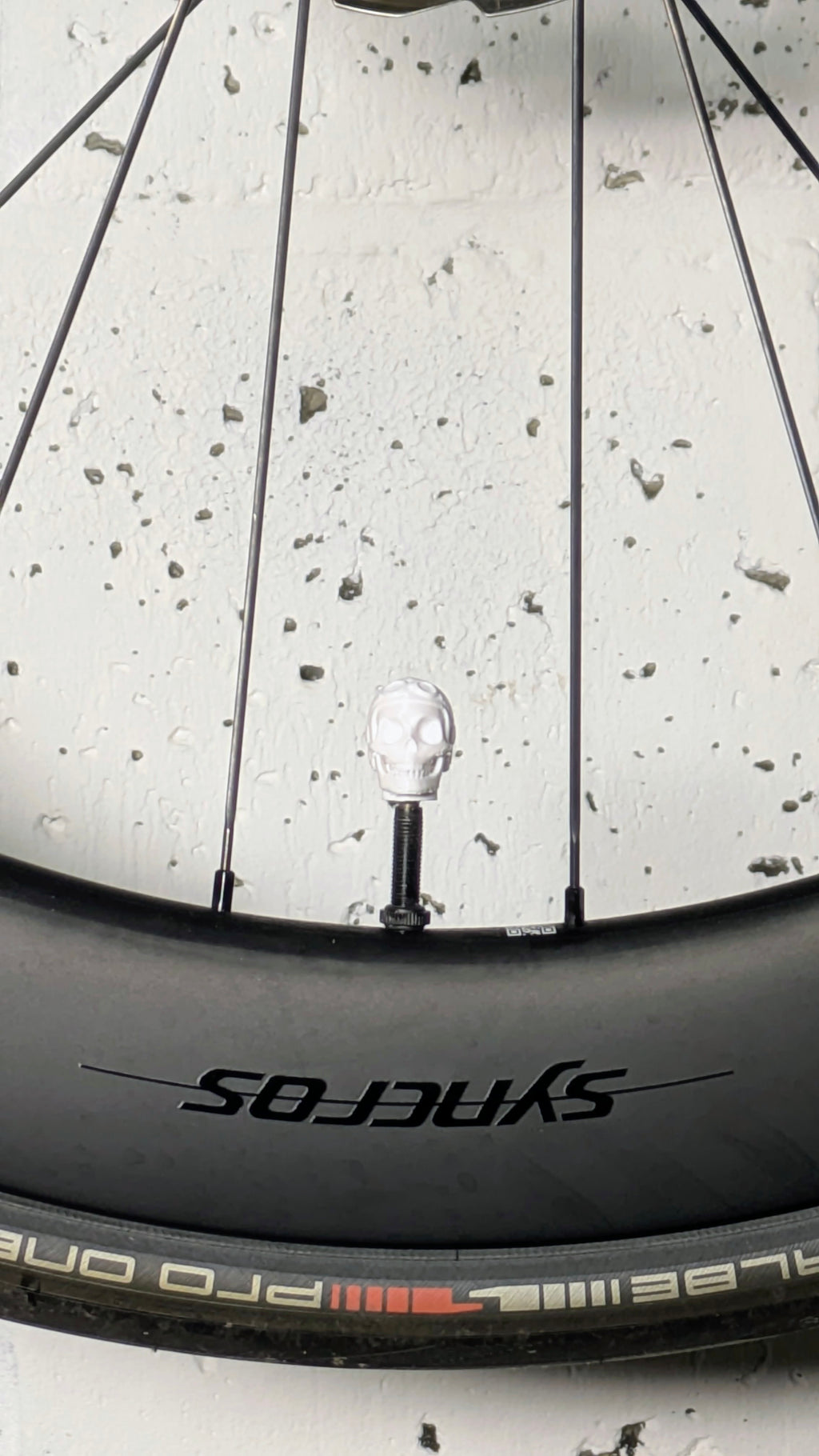 Bouchon valve presta tete de mort