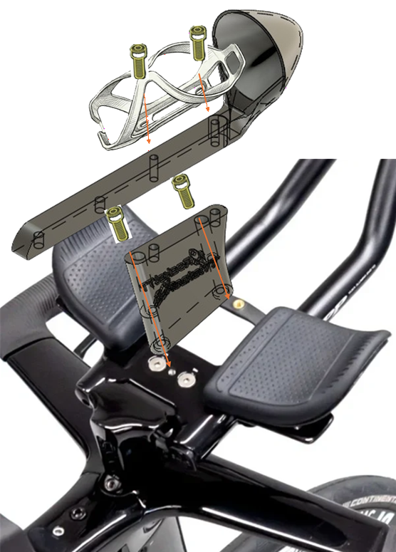 Support BTA Direct Mount — Spécial Cervélo EX10 (PX / P5) RocketTT